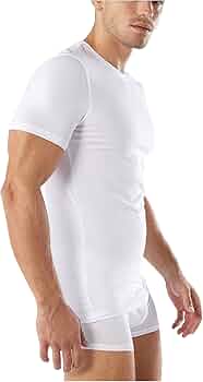 Magliette Intime Uomo Liabel - Pack 3 Pezzi, Cotone BIELASTICO, Girocollo, Bianco - Foto 7