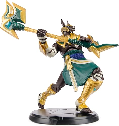Miniatura 6 de League of Legends, Figura de acción coleccionable oficial de Nasus Premium con base, más de 8 pulgadas de alto, colección The Champion, grado de