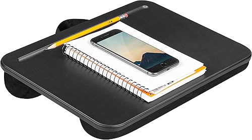 Miniatura 2 de LapGear Escritorio compacto  Negro  Se adapta a portátiles de hasta 13.3 pulgadas  Estilo No. 43108 y escritorio de regazo de oficina en casa con