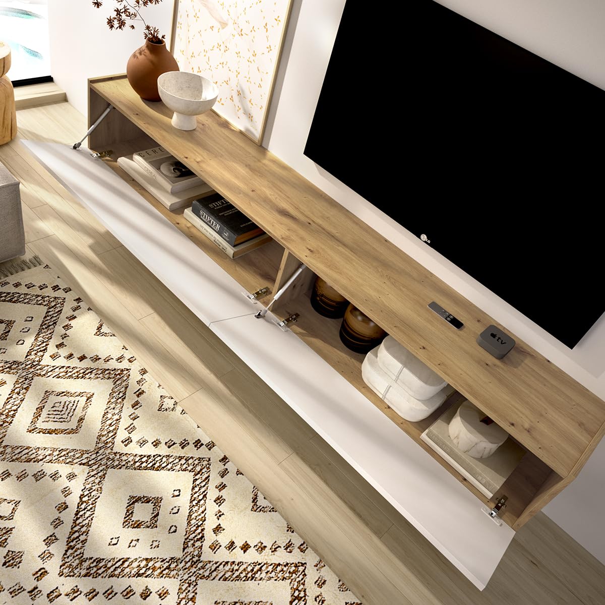 DEKIT Grupo RIMOBEL-Sky Mueble TV Mural 180 cm