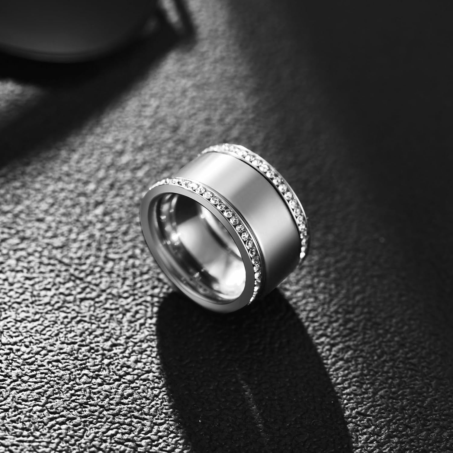 3-Pack 14K Gold Plated Stacking Rings for Oura Ring Gen 4/Oura Ring Gen 3, Cubic Zirconia Simulated Diamond Oura Stack Rings for Women, Golden - Image 7