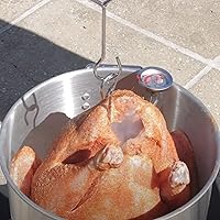 Vista 3 de King Kooker Paquete de propano para freír y hervir al aire libre con 2 ollas, plateado, una talla (12RTFBF3)