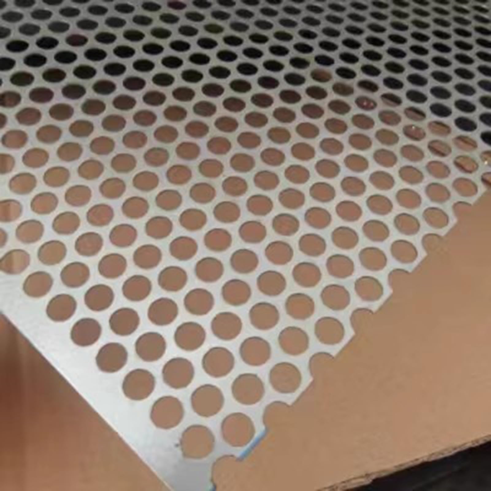 Chapas de metal perforadas de acero inoxidable 304, plateadas, 10, 40 cm, 1 malla de 10 mm, ideal para ventilación y proyectos domésticos, 35 x 35 cm, tamaño 35 x 35 cm