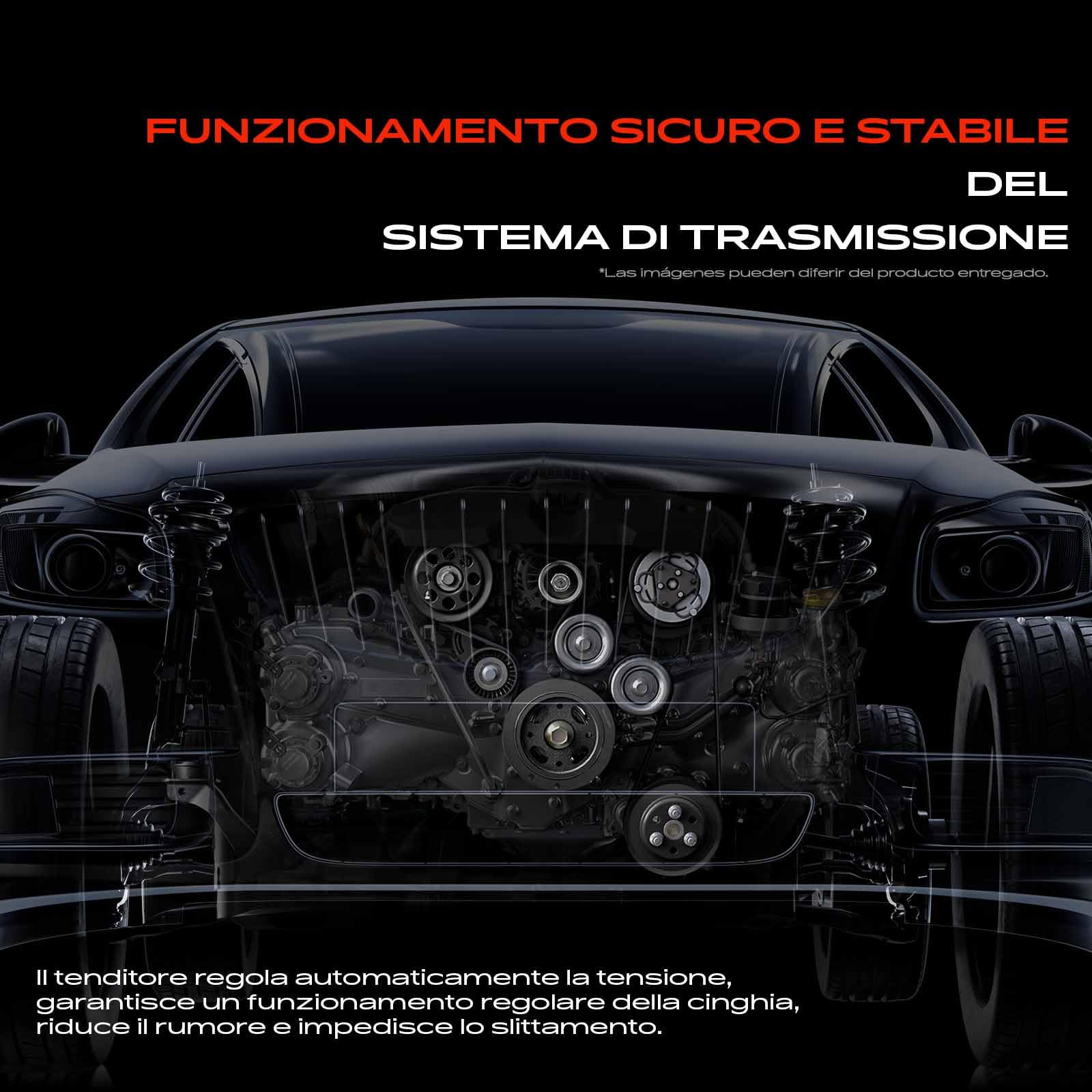 Frankberg Polea guía de rodillos Compatible con FR-V BE 2.2i-CTDi 2005-2009 Replace# VKM63010,T39102
