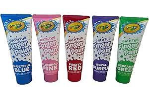 Crayola Bath Activity Bucket: Unleash Your Child's Creativity with Colorful Bathtub Finger Paint Soap