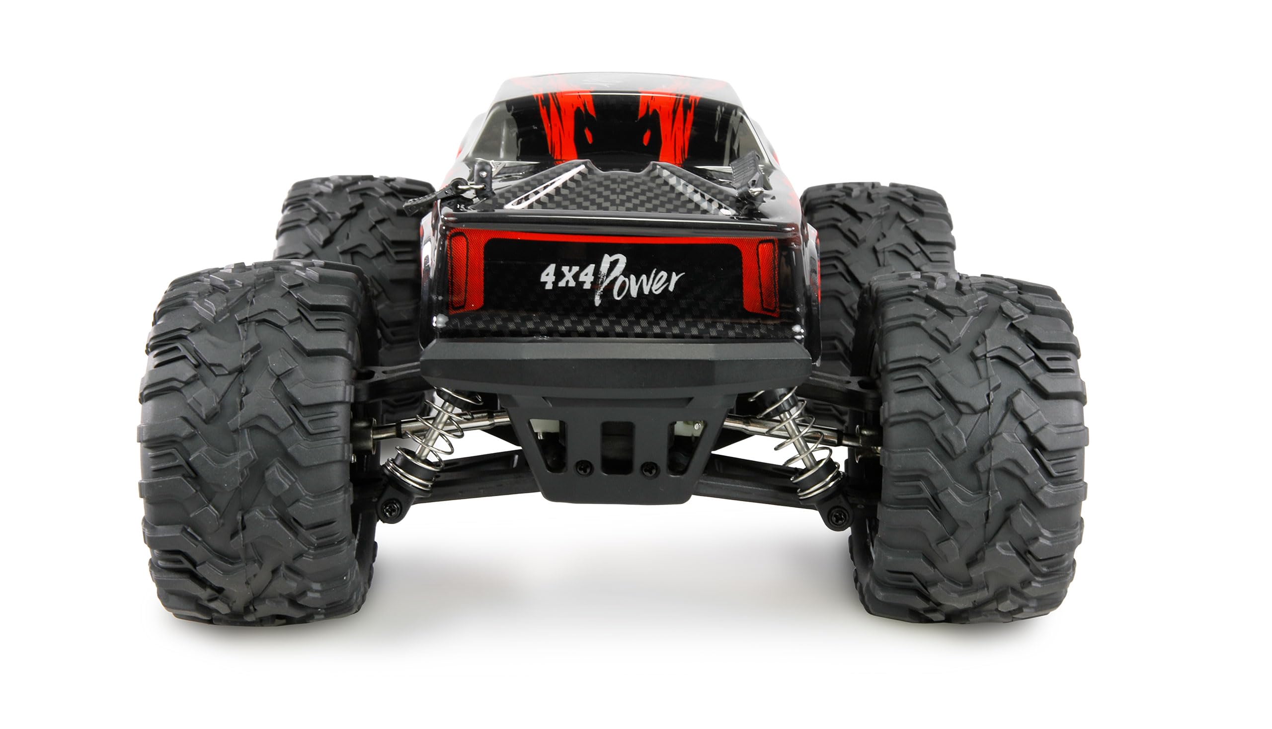 M-Land Monster Truck 48 km/h 4WD 1:16 RTR czerwony zdalnie sterowany