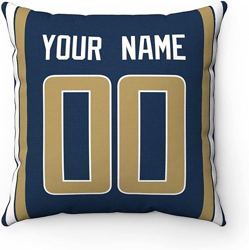 Miniatura 2 de ANTKING Almohada personalizada Los Angeles con cualquier nombre y número para regalo de hombres, mujeres y niños