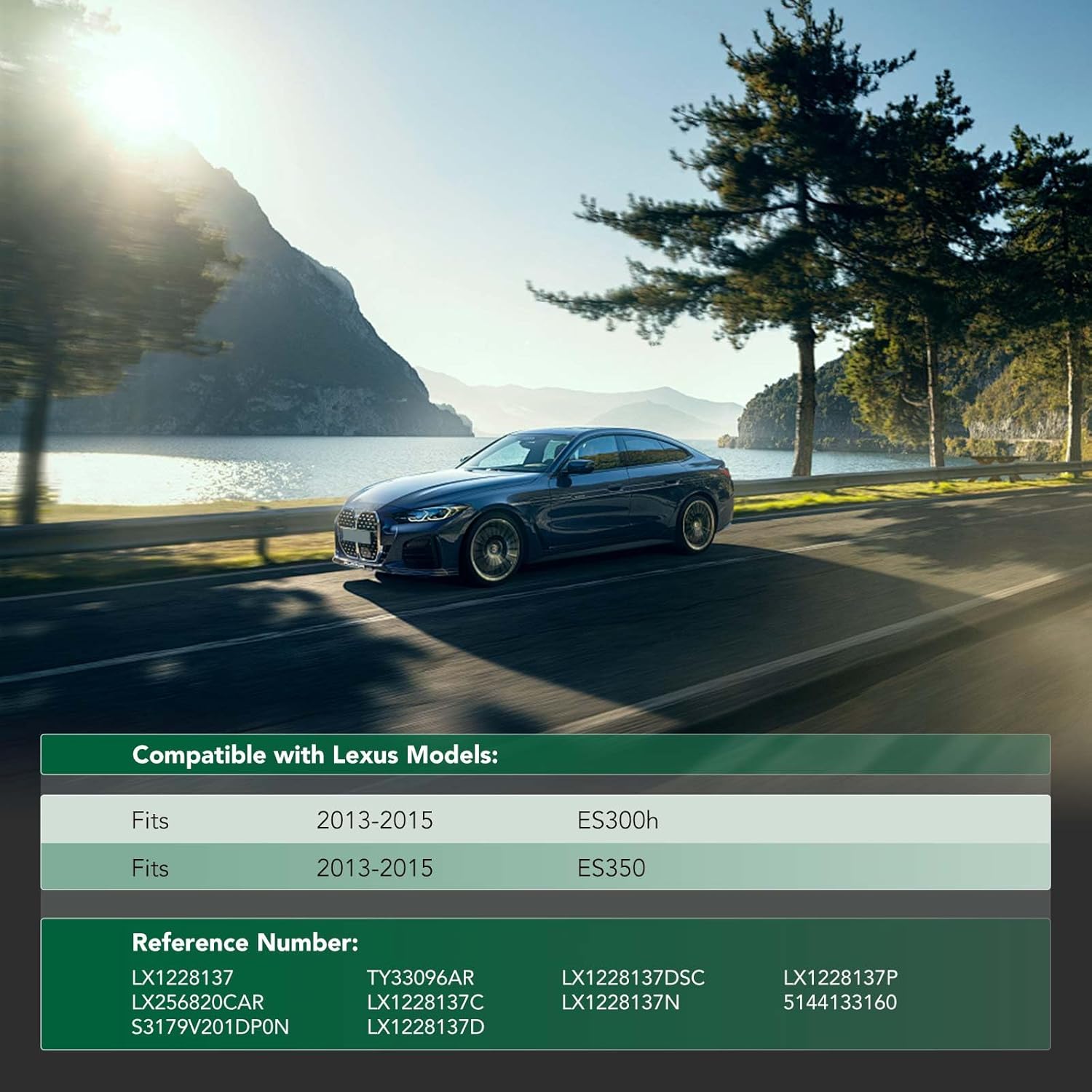 YHTAUTO Front Right Passenger Side Engine Splash Shield Compatible with Lexus ES300h/ES350 2013-2015, Splash Guard Engine Case Guards