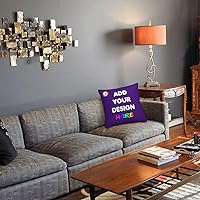 Vista 170 de Funda de almohada personalizada con nombre de texto fotográfico, funda de almohada impresa de dos lados para cumpleaños, Navidad, aniversario