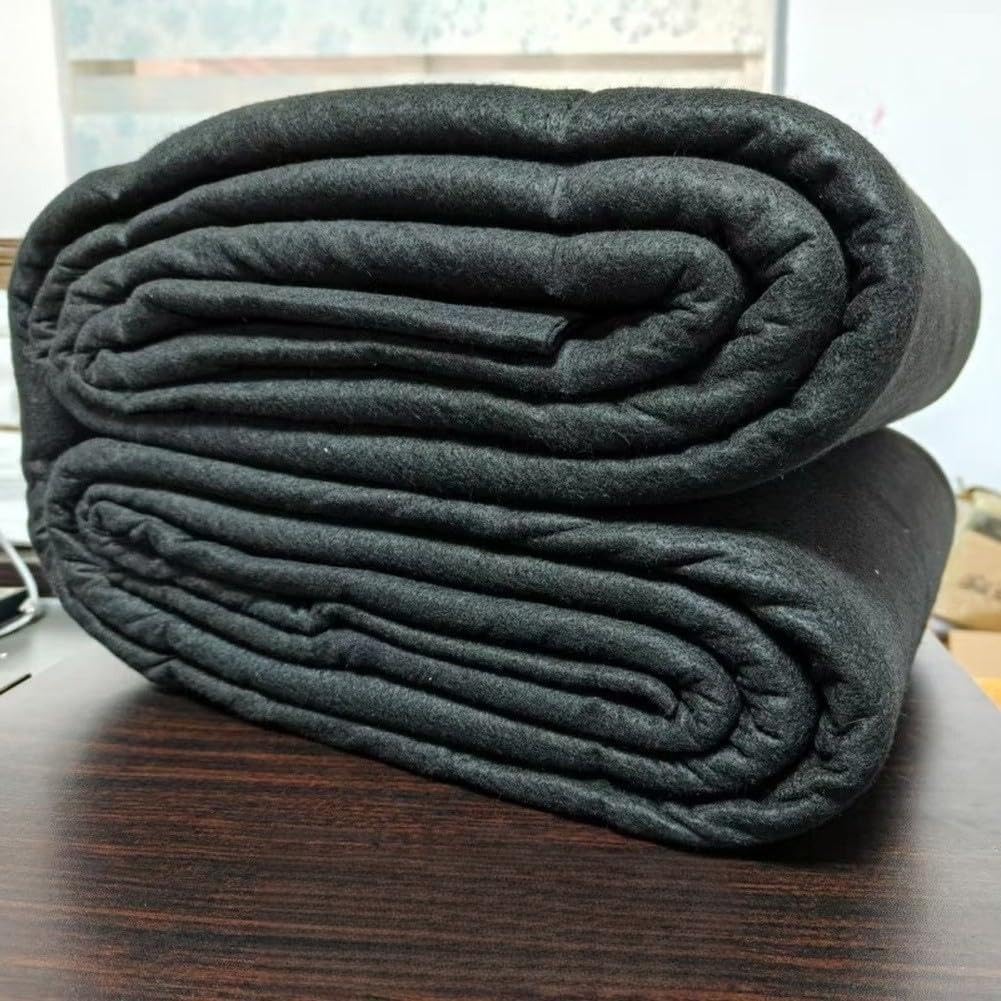 Tapis de protection pour piscine ronde FACAIIO 300 g/m² sous-couche haute densité