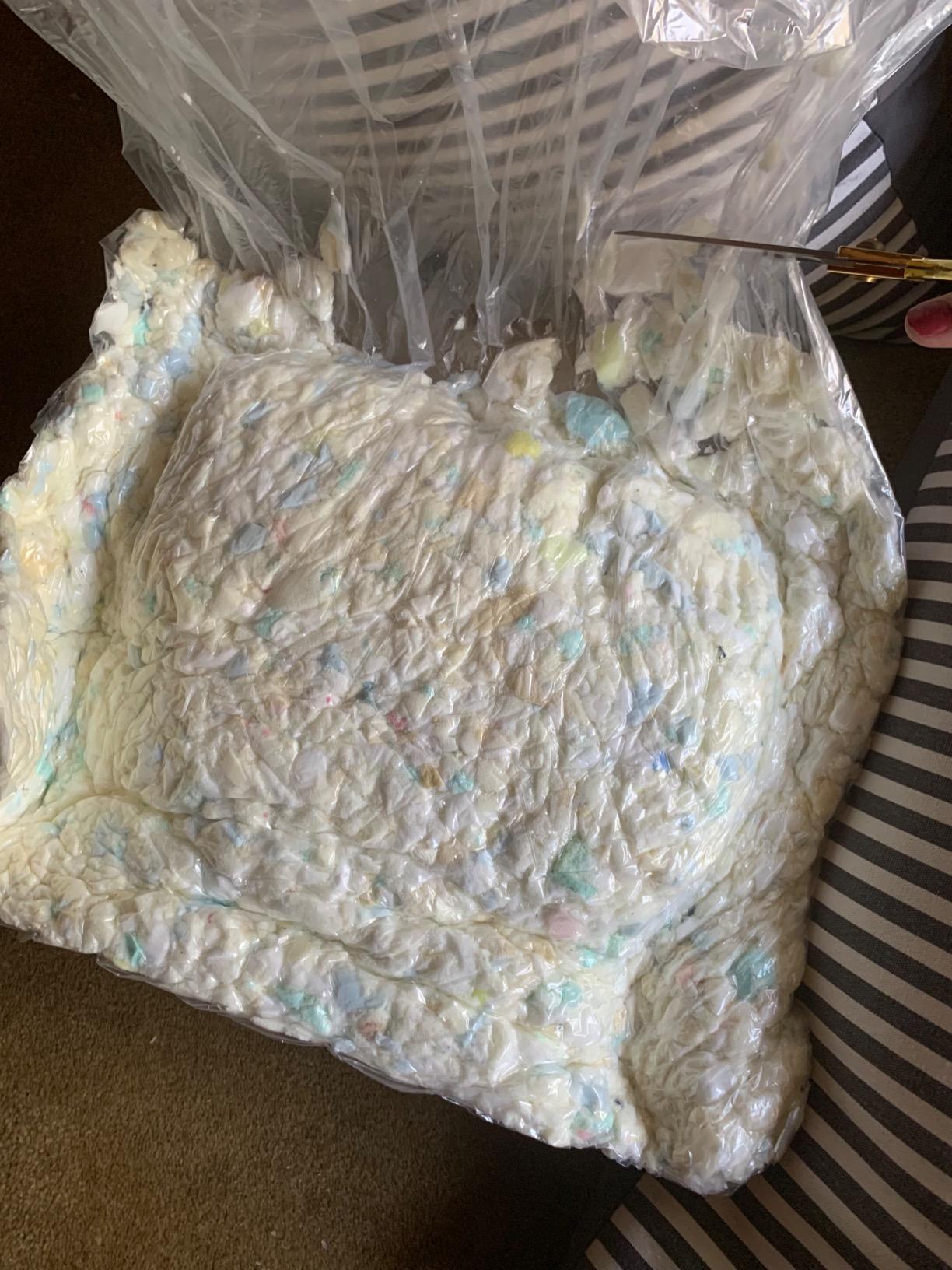 IZO Home Goods Shredded Memory Foam Fill for Bean Bags