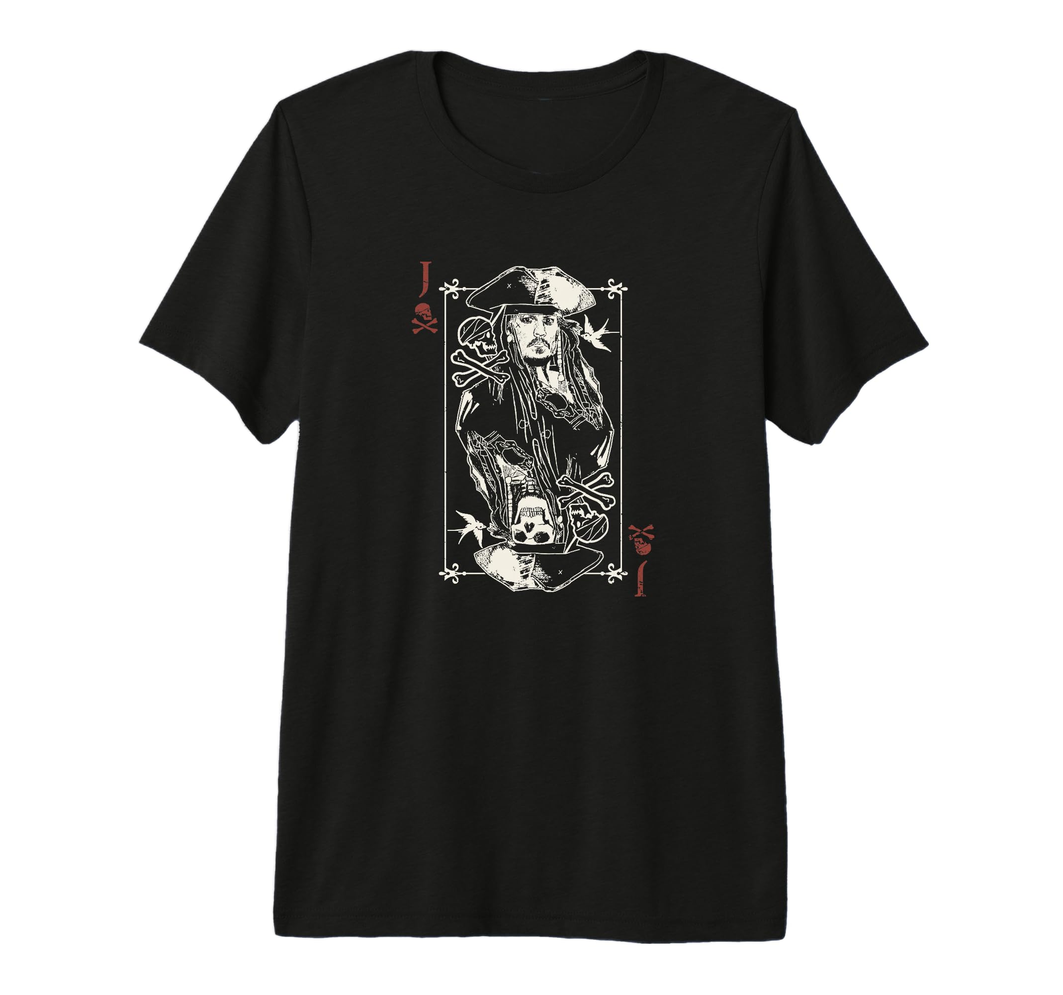 – Disney Jack Sparrow Playing Premium T-Shirt