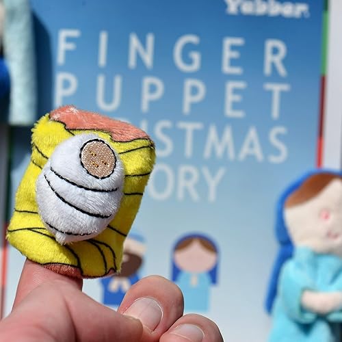 Miniatura 2 de The Nativity Christmas Story | Juego de marionetas de dedo [paquete de 12] | para padres y maestros para leer a los niños | Incluye folleto