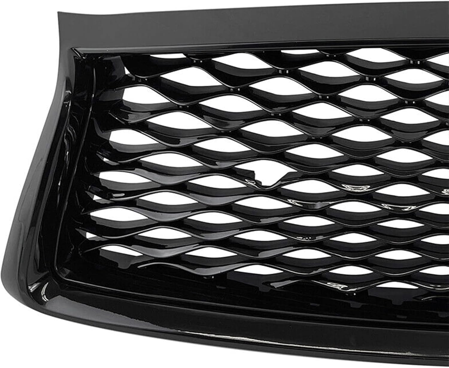 Front Upper Gloss Black Grille Grill Fit for 2018 2019 2020 2021 2022 for Infiniti Q50