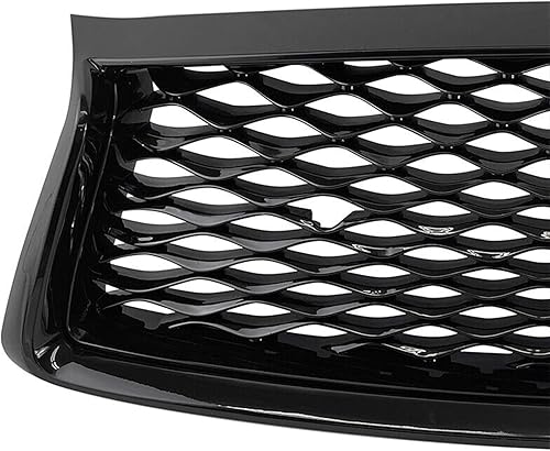 Miniatura 5 de Kspeed Compatible con parrilla delantera superior negra brillante para Infiniti Q50 2018, 2019, 2020, 2021 y 2022