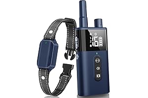 Vibrating Collar for Dogs Training: No Shock, No Prongs, 2000ft Remote, Waterproof Therapy
