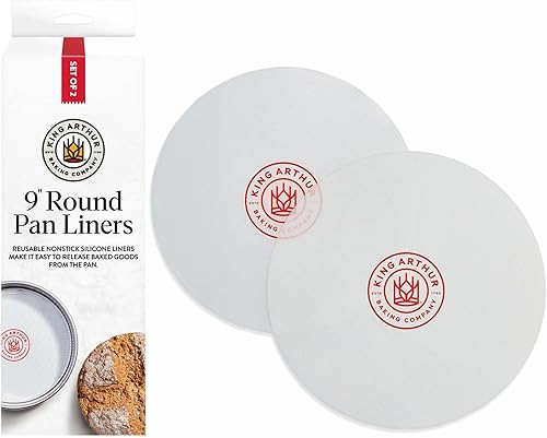 Miniatura 8 de King Arthur Baking Company - Revestimientos cuadrados para moldes para tartas, silicona antiadherente reutilizable de grado europeo, 8 pulgadas,