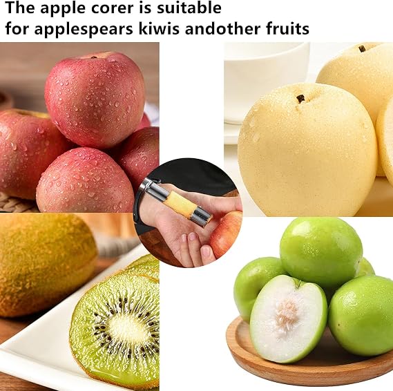 2PCS Stainless Steel Fruits Corer