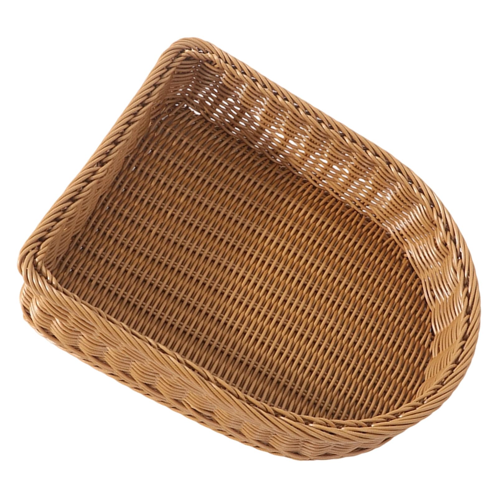 LUCKGONI Handwoven Rattan Styles Storage Basket Craft Of Sturdy PP Materials For Kitchen Bathroom And Home Organization