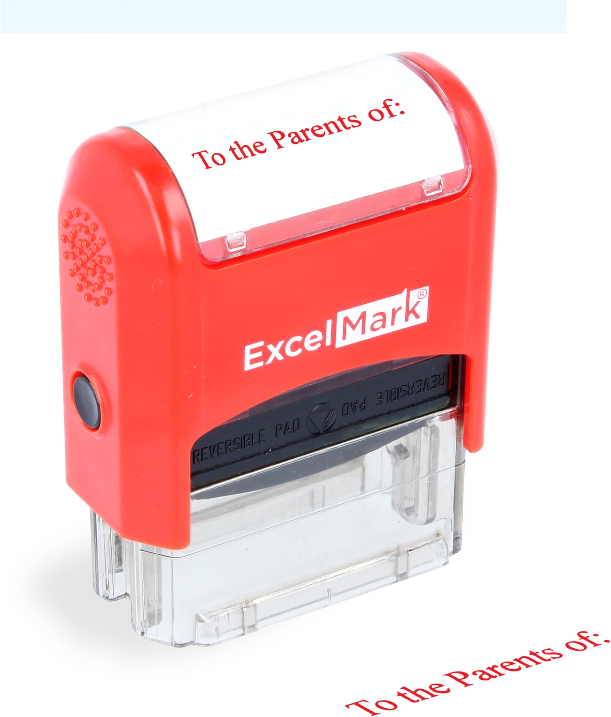 ExcelMark Self-Inking Rubber Teacher Grading Stamp - to The Parents of