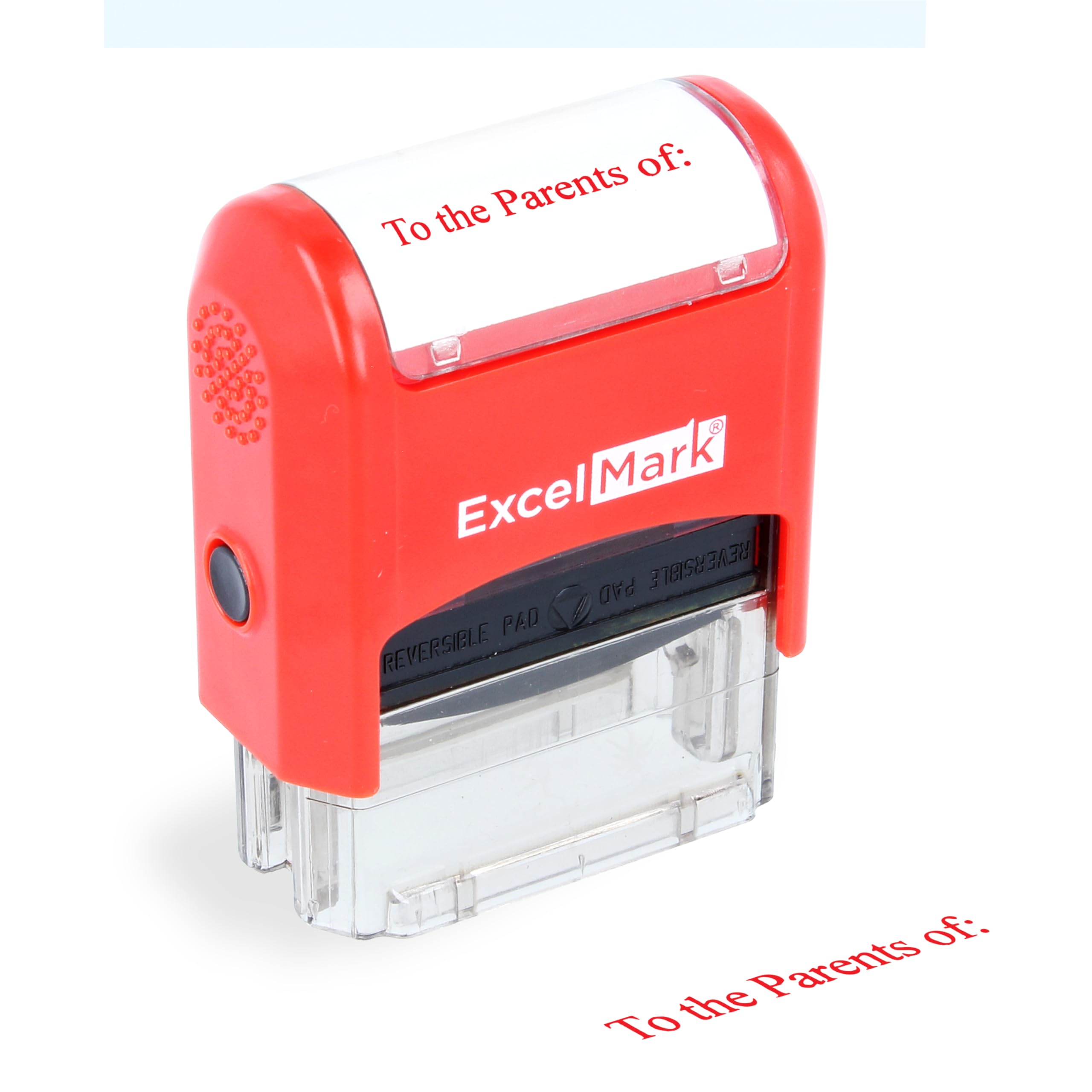 ExcelMark Self-Inking Rubber Teacher Grading Stamp - to The Parents of