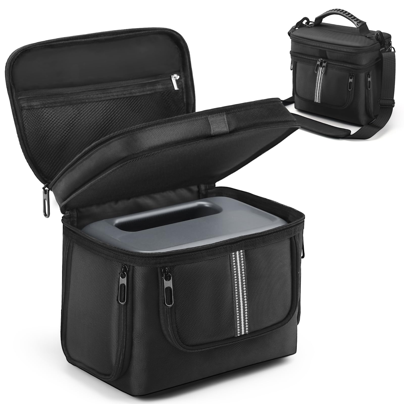 TATAVR Portable Power Station Carrying Case Bag Compatible with BLUETTI AC2A Power Station Generator Protective Shoulder Bag Storage Cover