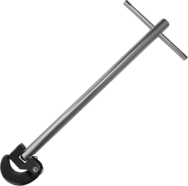 HAUTMEC Basin Wrench Capacity of 10mm to 32mm, 250mm(10in) Reach PL0024