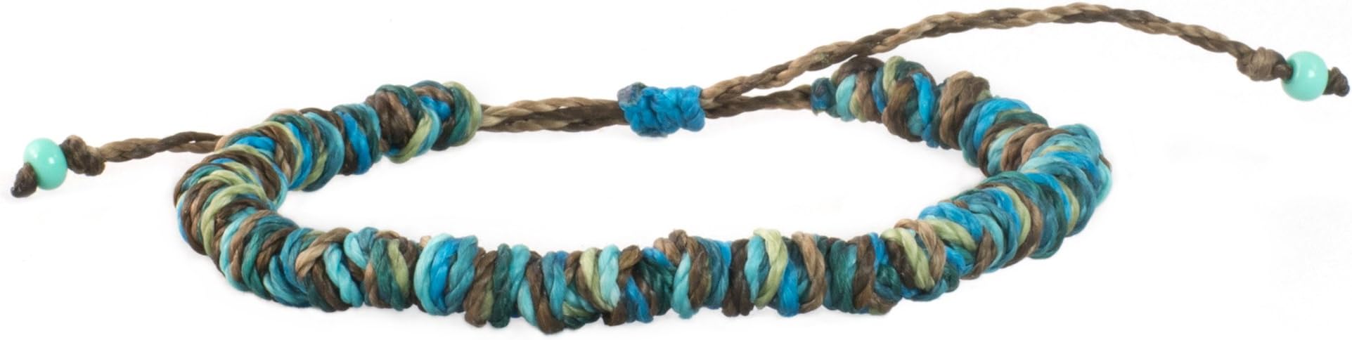 Ocean Vibe Surfer Bracelet for Women and Men Beach Surf Yoga Hippie Boho Chic Jewelry Slip Knot