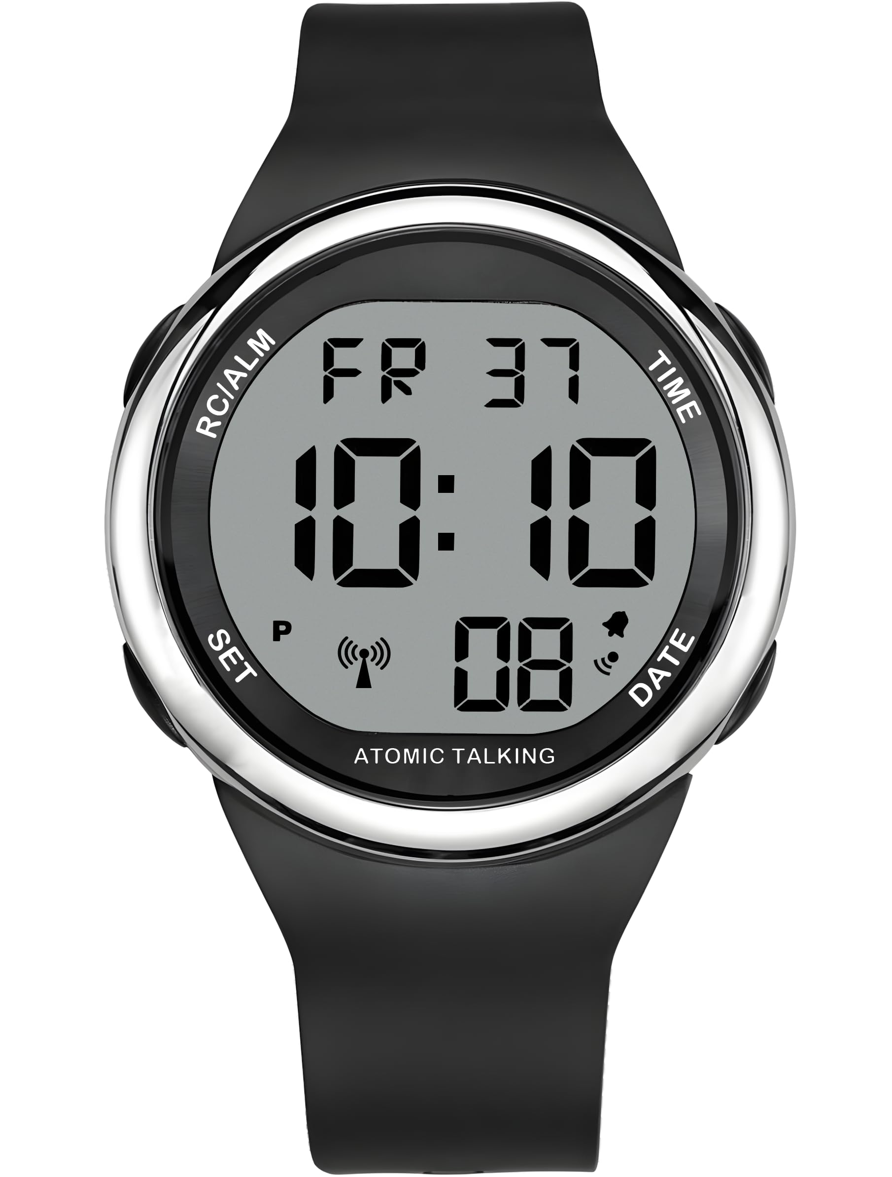 MAUJOY American English Accent Mens Radio Controlled Talking Watch, Digital Talking Watch with Leather Strap for The Elderly Seniors Visual Impaired Low Vision, Golden, Women TK8832, talking watch (B094DLH92K) Amazon Price History, Amazon Price Tracker