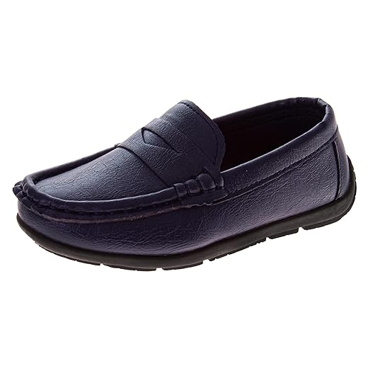 French Toast Boys Oxford Shoes Slip On Dress Shoes Moccasins Penny Loafers for Boys (Size 5-10 Toddler / 11-13 Little Kid / 1-4 Big Kid)