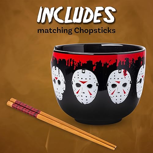 Miniatura 12 de Silver Buffalo - Cuenco con palillos para arroz, fideos o ramen, de cerámica, modelo Hogwarts Railways con escudo, de Harry Potter, apto