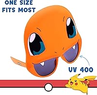 Vista 19 de Sun-Staches Pokémon Pikachu - Lentes de sol oficiales de Lil para niños, accesorio para disfraz con lentes UV400, máscara amarilla Pikachu