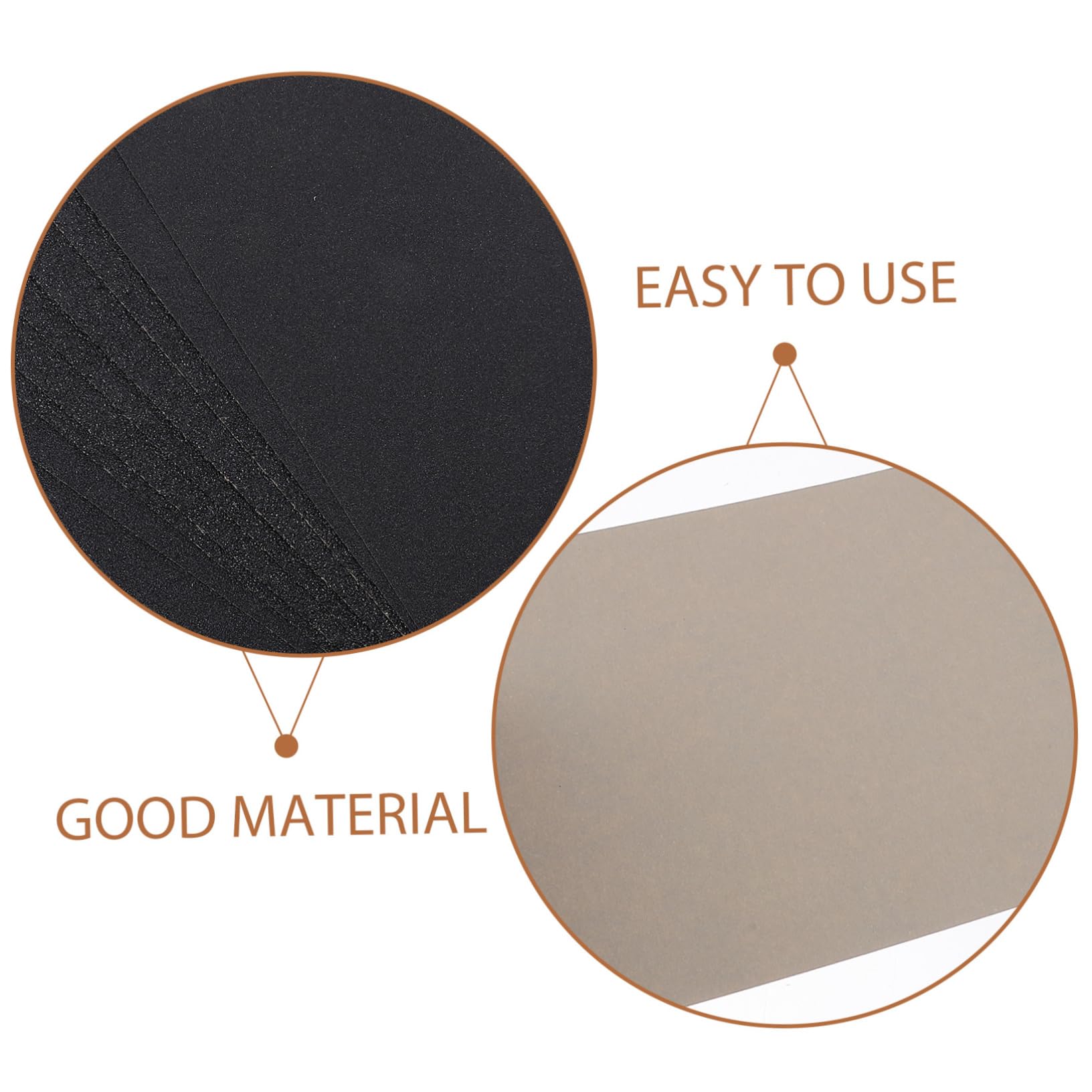 Assortiment de Papier de Verre 102 Pièces 230x93mm Noir
