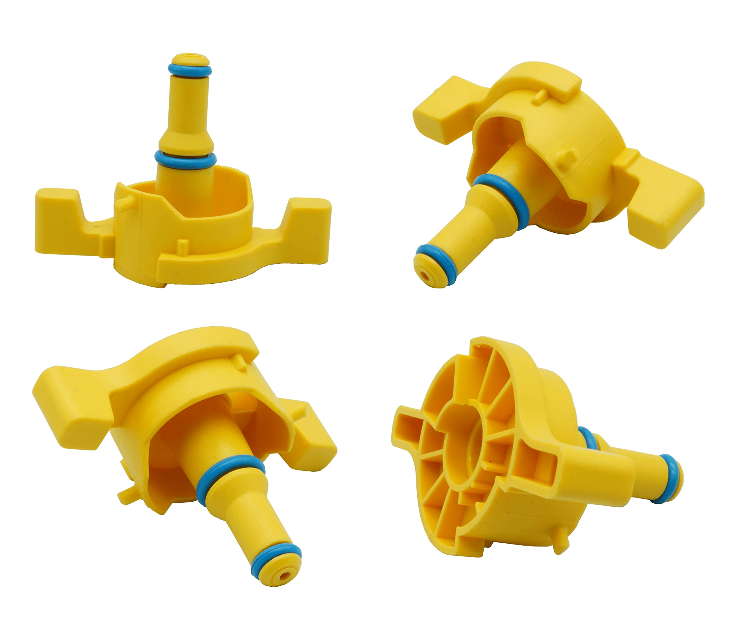 4PCS Fuel Filter Housing Drain Plug, Fuel Drain Valve, Diesel 6.7L Billet HFCM Fuel Water Separator Drain Plug Fit Ford Super Duty F250 F350 2017-2022 Replace HC3Z-9J305-A, HC3Z9J305A