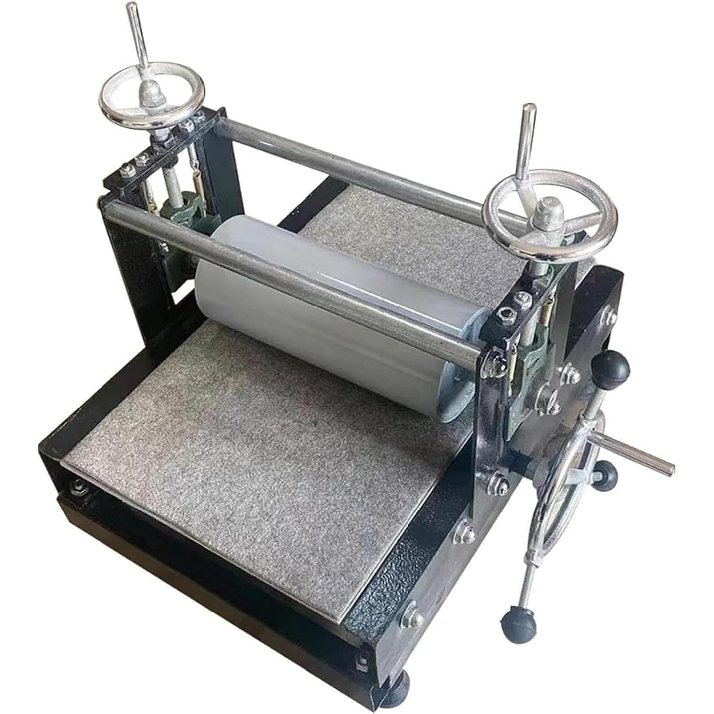 Macchina da stampa manuale per incisione - Sfregatrice per stampa con grande volantino e dispositivo antiscivolo per tipografia e rotocalcografia