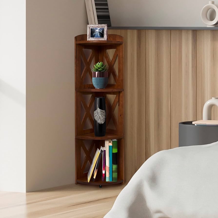 木製ラック・ウッドラック 4 Contrast Natural Wood 3 Rack 85cm Amazon.com: IOTXY 4-Tier Wooden Shelf Bookcase - Modern Open