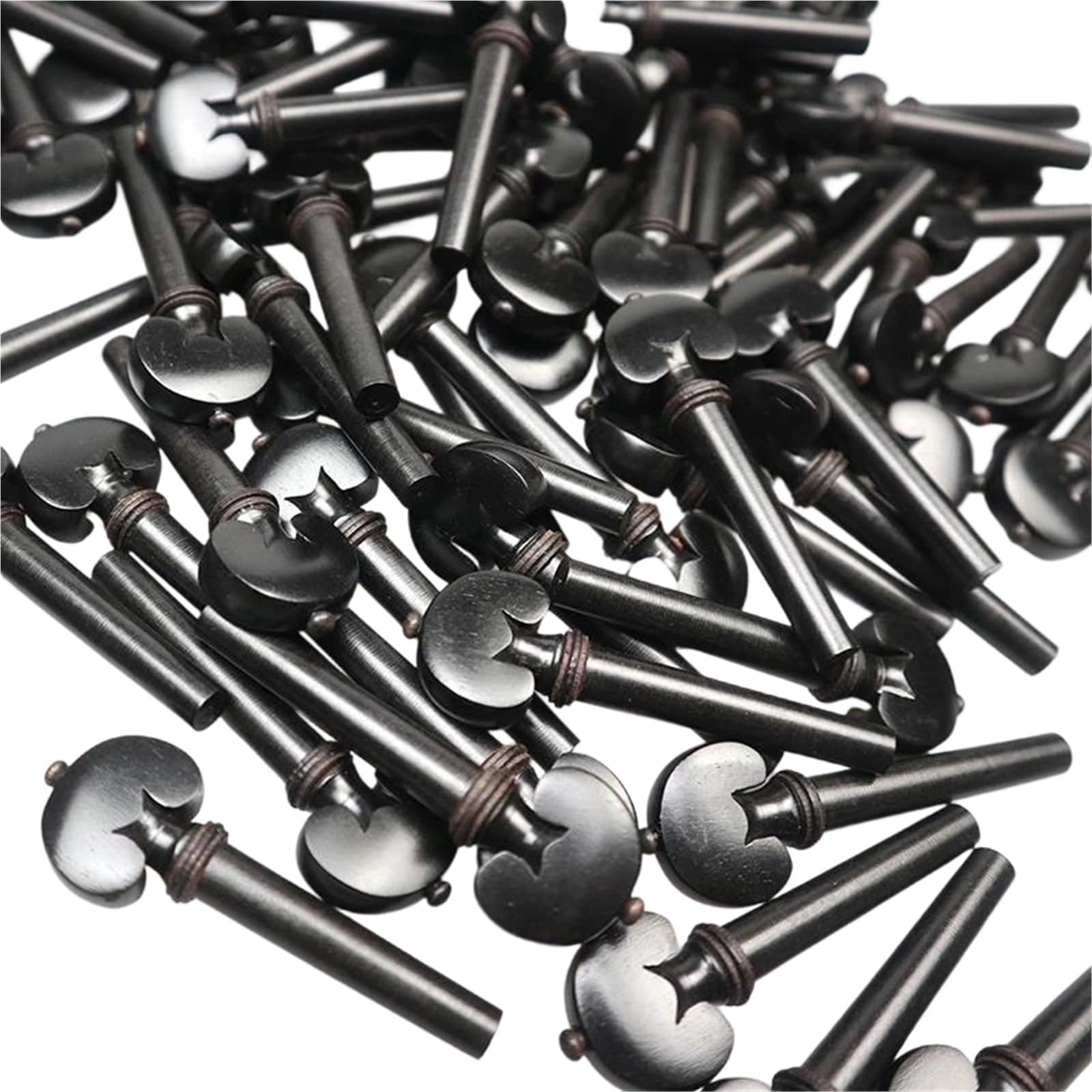 Accessori Per Strumenti A Violino 20 Pezzi Di Dimensioni Standard Per Violino Corde Per Accordatura Chiavi In ​​legno Ebano Parti Dellaccordatore Per