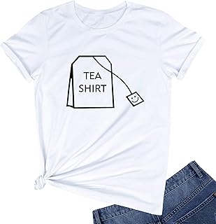 BLACKOO Teen Girl Funny T Shirts Women Cute Tops Junior Graphic Tee