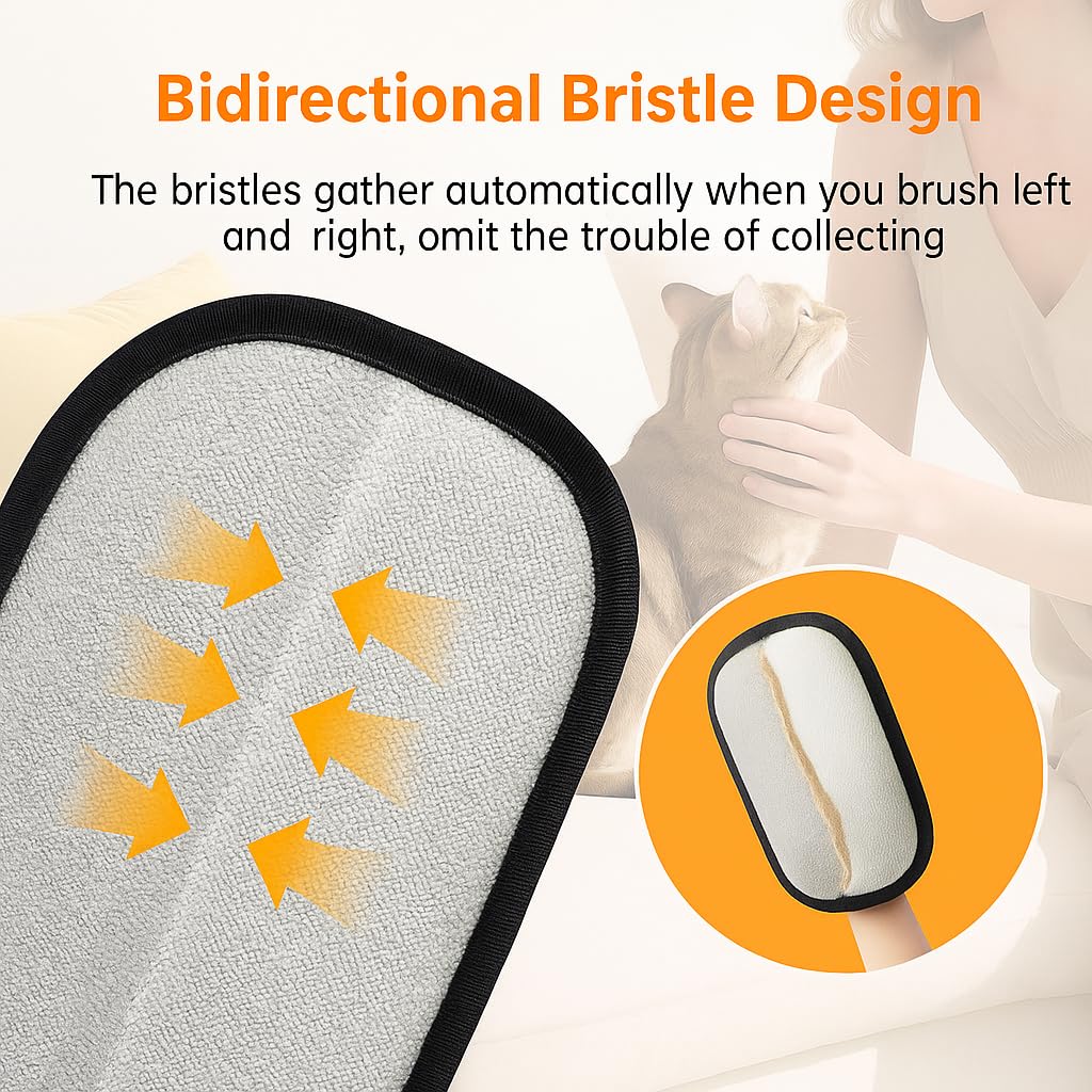 JClorix 2 Pieces Pet Hair Removal Gloves - Image 3