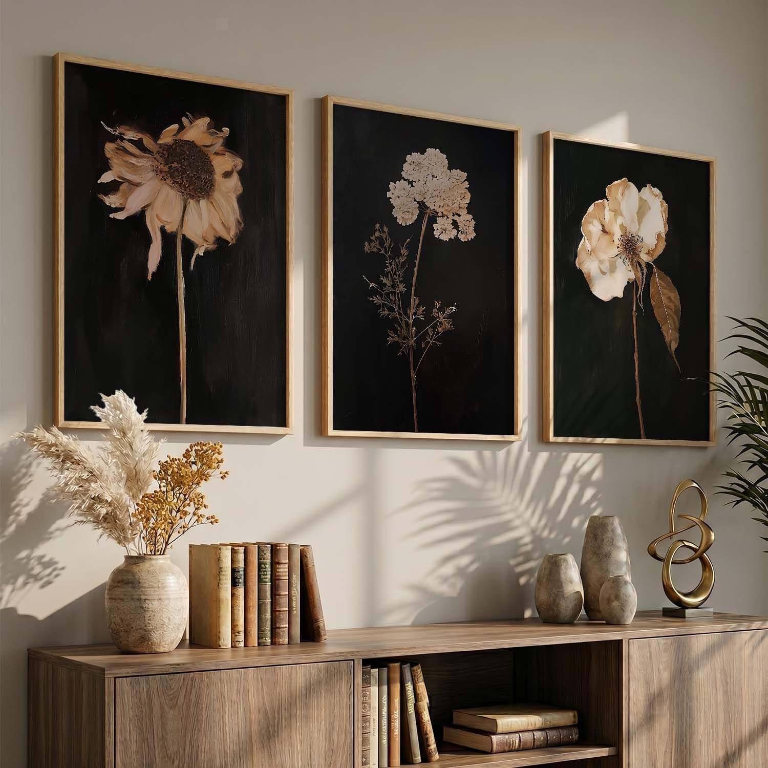 BOHO Wall Art Set - 3 Framed Prints -20