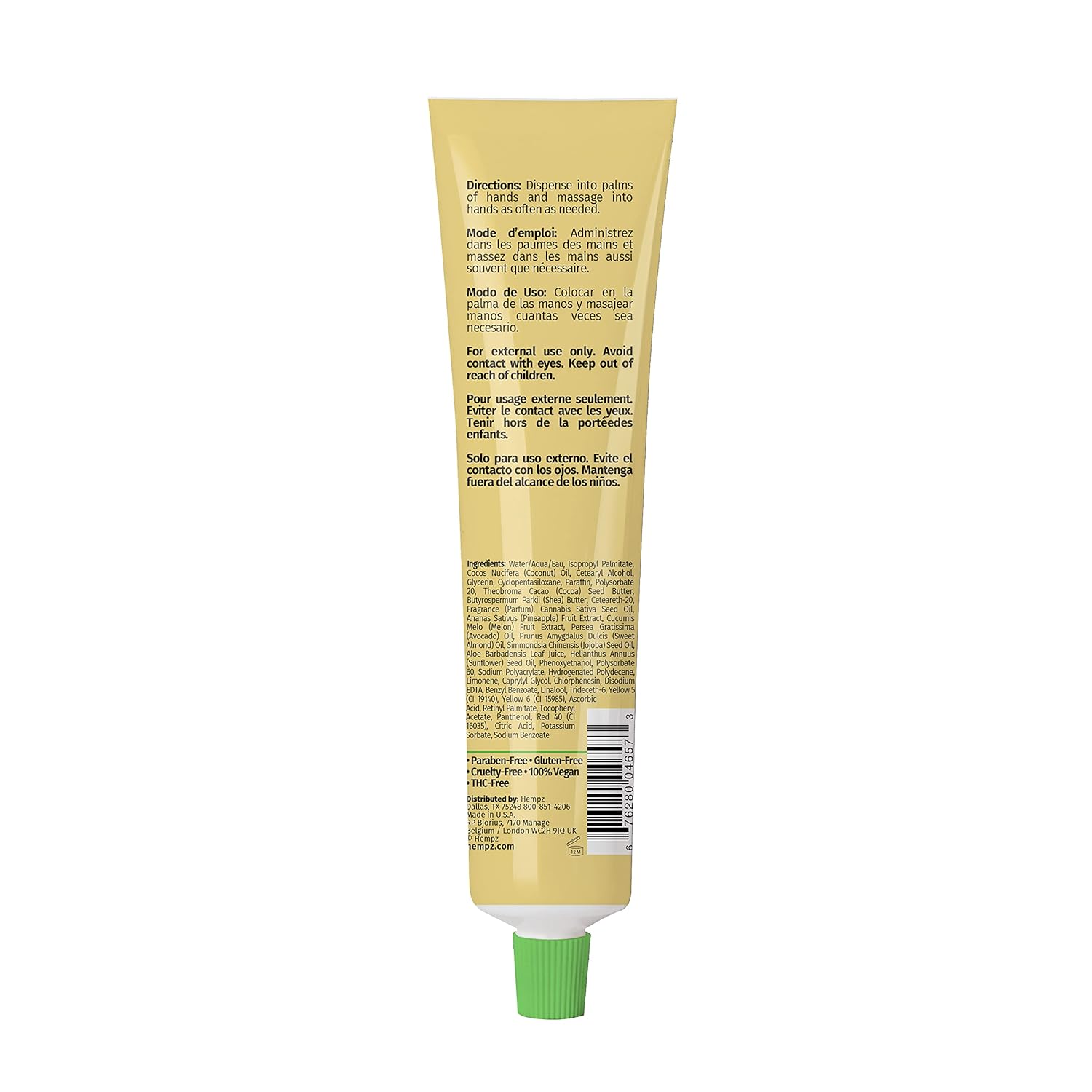 Sweet Pineapple & Honey Melon Herbal Hand Crème, 4 oz
