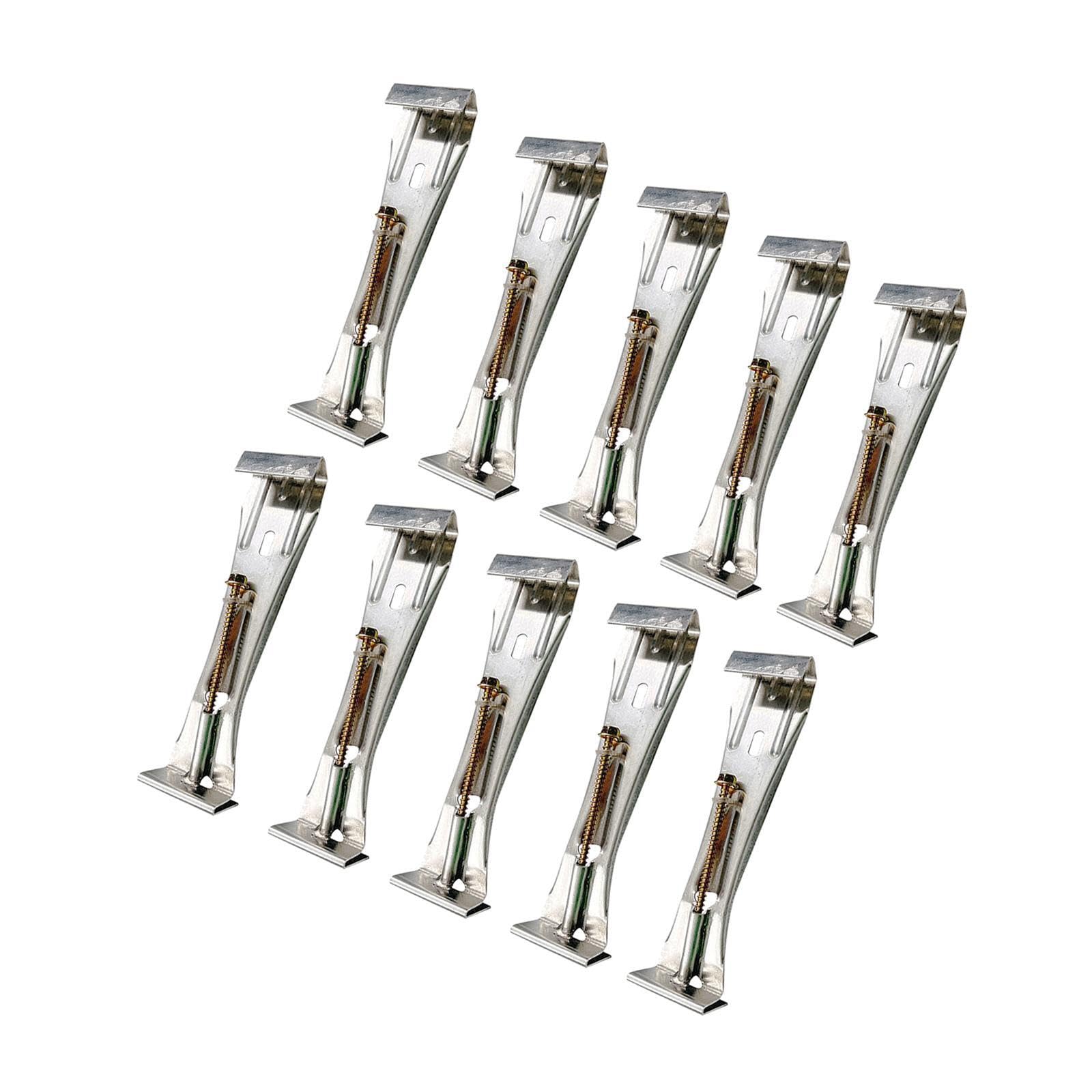 Alcxazs Set Of Gutter Hangers Accessories Featuring Easy Install Diy Projects Fixing Sagging Gutters Securely Over Time Gutter Hangers Clips Kit For Repair