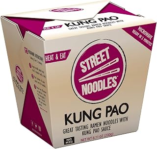 Street Noodles 6 Pack Ramen Noodle Kung Pao Sauce 8.11oz