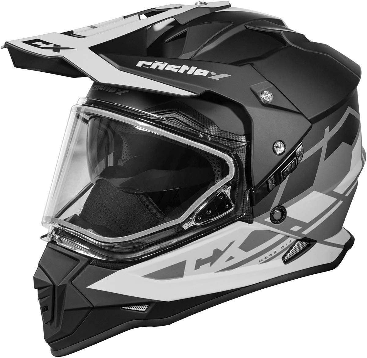 Castle X Mode Dual Sport SV Trance Snow Helmet (Matte Black - 3X-Large)