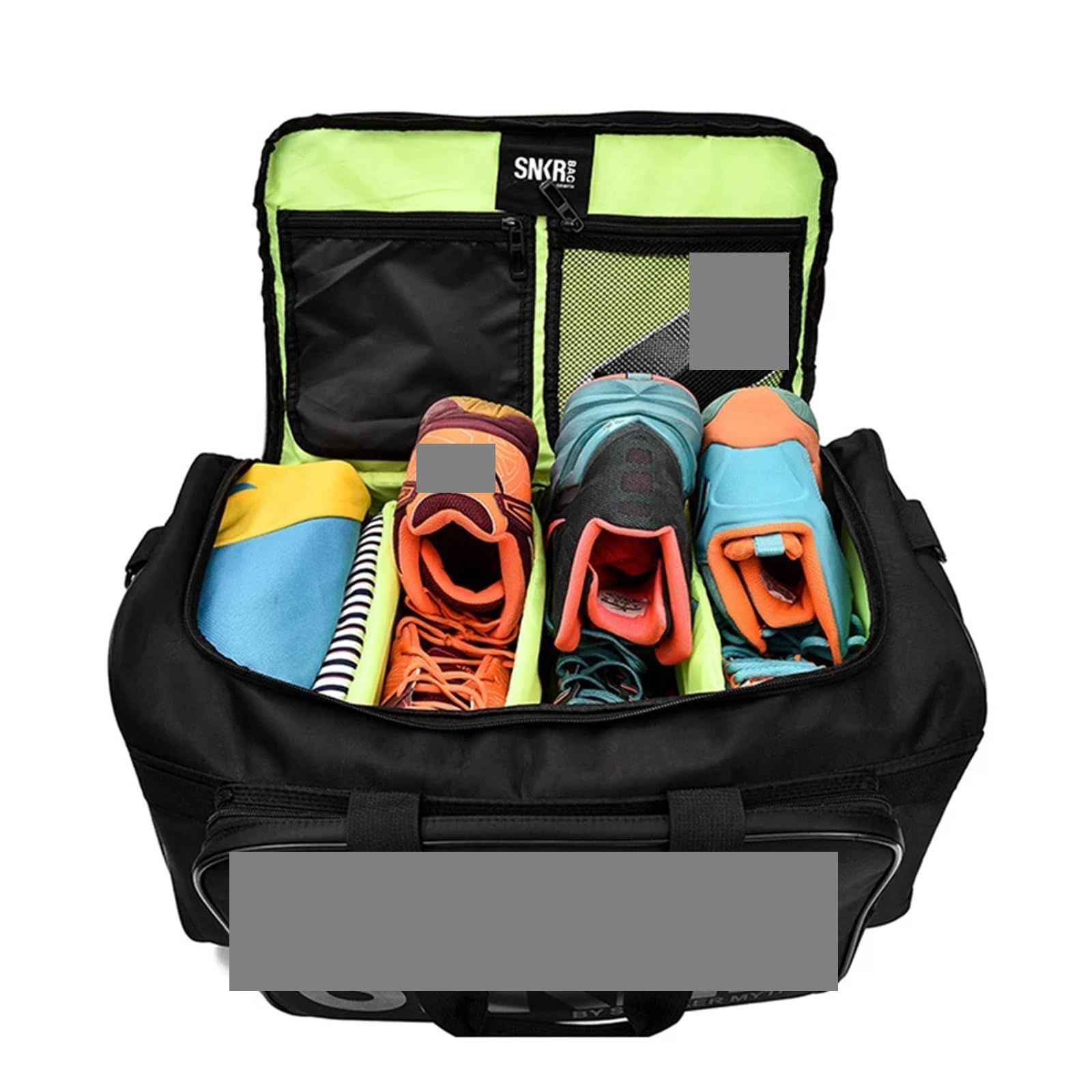 Sneaker Tasche Sport Große Sport- und Trainingstaschen mit mehreren Fächern for Herren, Sneaker, Sporttasche, Schuhe, Verpackungswürfel, Organizer, wasserdichte Umhängetasche Dsleaf Sneaker Tasche