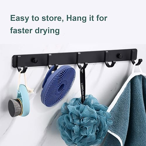 Miniatura 6 de INNERNEED Cepillo de ducha exfoliante y masajista de silicona más higiénico, herramienta de baño, para todo tipo de piel, enjabona bien, vida útil