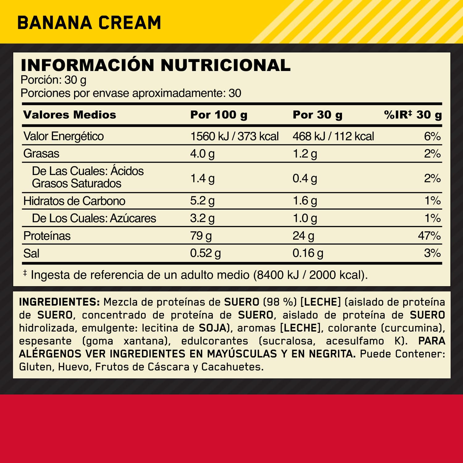 Optimum Nutrition Gold Standard 100% Whey Proteína en Polvo, 900g