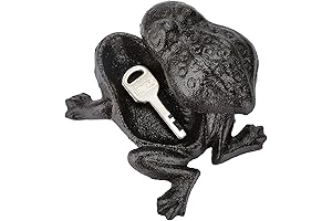 JUXYES Frog Key Rock for Outside: Guard Your Valuables Discreetly