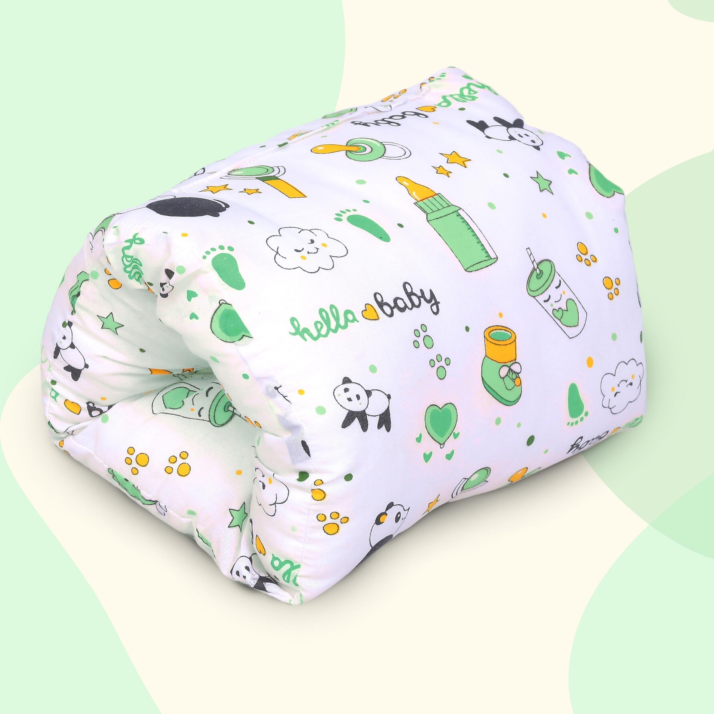 Panda Blue Baby Bedding Set - Sleeping Bag & Mosquito Net -14