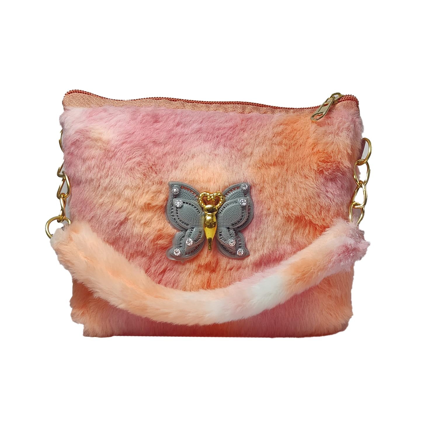PodCart Cute Small fur Multicolor Sling Bag | Designer | Assessories | Fashion | Handbag | Crossbody Sling Bag | Purse | Stylish Bags for Girls and Kids (B0CWS17669) Amazon Price History, Amazon Price Tracker